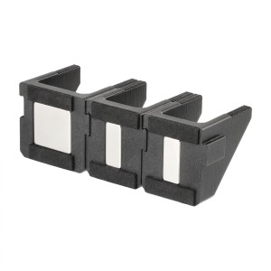 Uchwyt magnetyczny Manufaktura Plastiku na pistolet MHS - zestaw - czarny