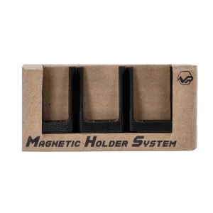 Uchwyt magnetyczny Manufaktura Plastiku na pistolet MHS - zestaw - czarny