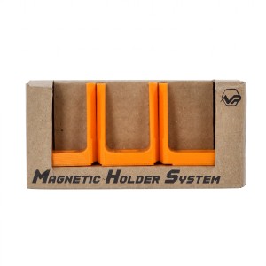 Uchwyt magnetyczny Manufaktura Plastiku na pistolet MHS - zestaw - pomarańczowy