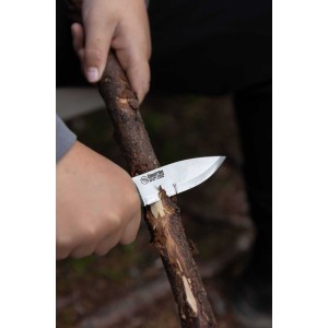 Nóż Casström No.8 SFK Curly Birch 14C28N