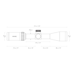 Luneta celownicza Hawke Vantage 1" 3-9x40 IR Mil Dot