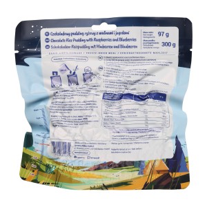 Czekoladowy pudding ryżowy Lyommy z malinami i jagodami 300 g