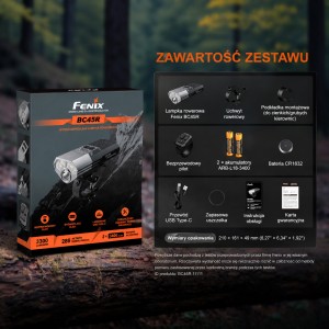 Lampa rowerowa Fenix BC45R