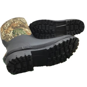 Kalosze HUNTER wodoodporne z neoprenem 4mm, buty myśliwskie w kamuflażu