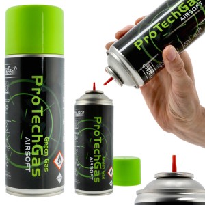 Green gas do zasilania replik Pro Tech Guns 520 ml