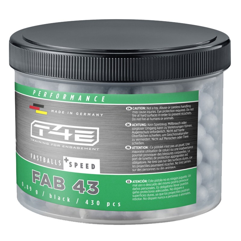 Kulki gumowe T4E Performance FAB Speed kal. .43 430 szt.