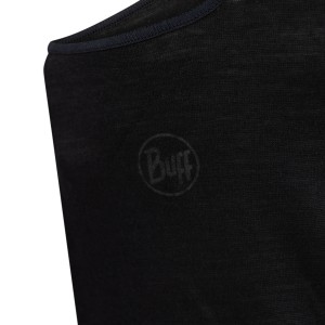 Kominiarka Buff Lightweight Merino Wool Balaclava - solid black