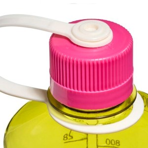Butelka turystyczna Nalgene Narrow Mouth 1 l - endive/fuchsia purple
