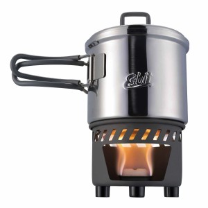 Zestaw do gotowania Esbit Solid Fuel Cookset 585 ml - stainless steel