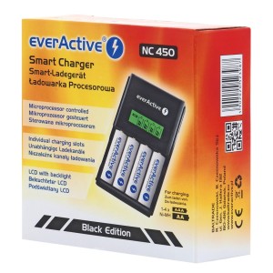 Ładowarka everActive NC450 do AA i AAA