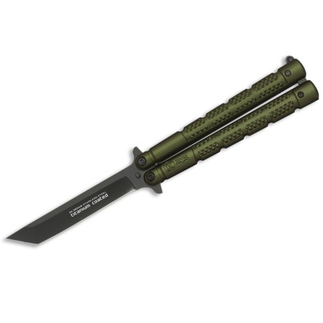 Nóż motylek K25 36249 Balisong Green
