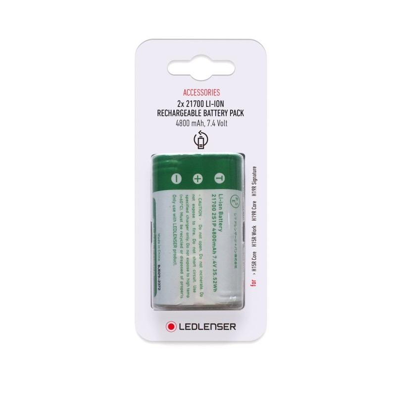 Ledlenser 2 x akumulator 21700 Li-ion 4800 mAh