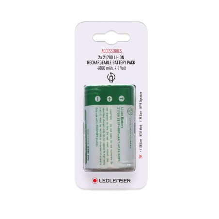 Ledlenser 2 x akumulator 21700 Li-ion 4800 mAh