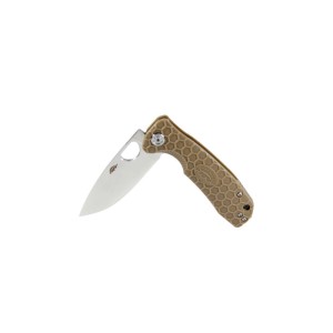 Nóż Honey Badger Flipper D2 Medium Tan