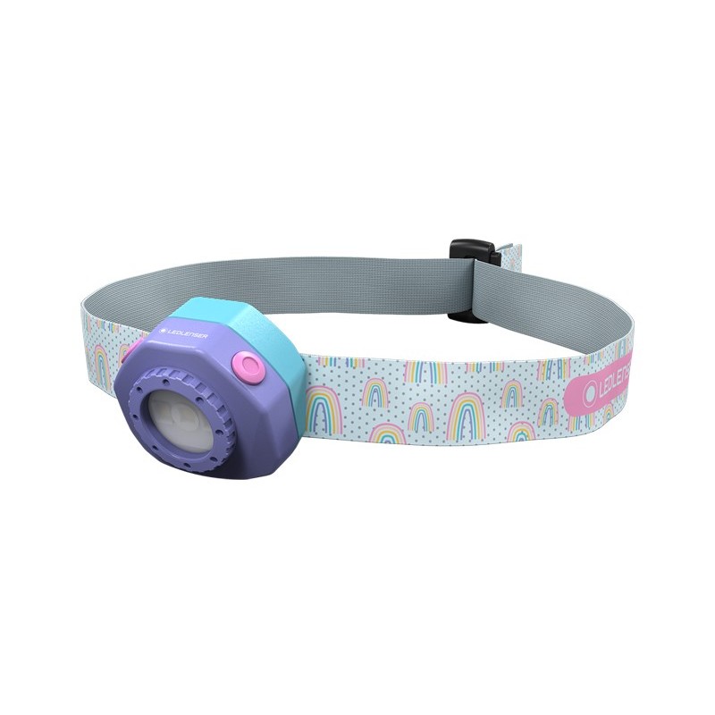 Latarka Czołowa Ledlenser KidLed 4R Lila