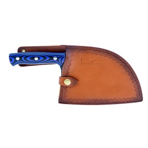 Nóż kuchenny Serb Samura Mad Bull 18 cm, niebieski