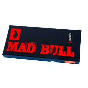 Nóż kuchenny Serb Samura Mad Bull 18 cm, niebieski