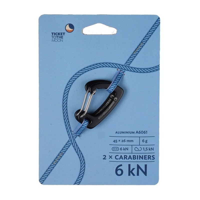Karabinek TTTM 6kN - zestaw 2szt.
