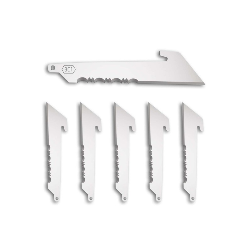 6 ostrzy Outdor Edge Utility Serrated 301