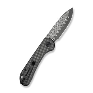Nóż CIVIVI Elementum Slip Joint Damast CF