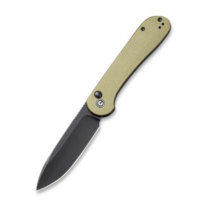 Nóż CIVIVI Button Lock Elementum Olive Micara
