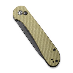 Nóż CIVIVI Button Lock Elementum Olive Micara