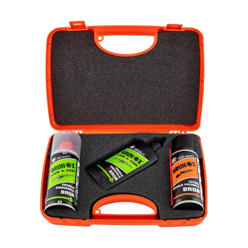 Zestaw walizka Brunox® 2xLubCor, Gun Care Spray