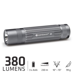 Latarka Suprabeam Q3 380lm, 3x AAA
