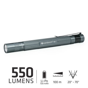 Latarka Suprabeam Q1r 550lm, USB-C