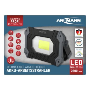 Lampa robocza Ansmann FL2500R,2400 lm, aku