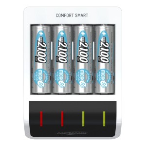 Ładowarka Ansmann Comfort Smart + 4x AA 2100