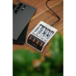 Ładowarka Ansmann Comfort Smart + 4x AA 2100