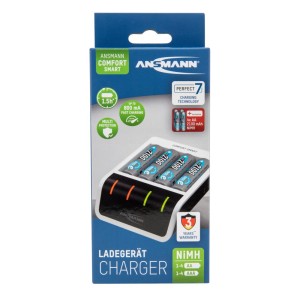 Ładowarka Ansmann Comfort Smart + 4x AA 2100