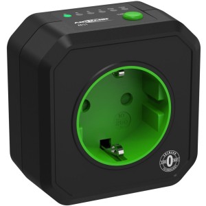 Programowane gniazdo Ansmann AES1, czarne, 230V