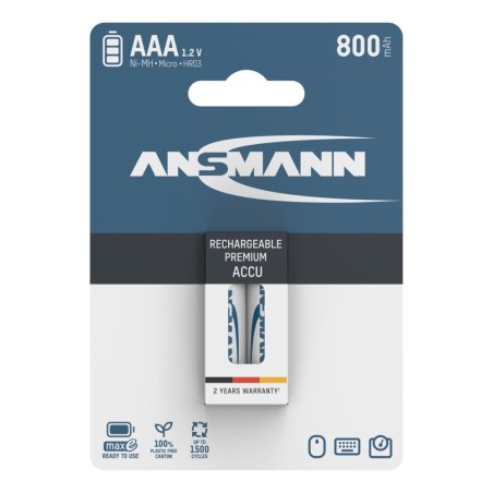Akumulator Ansmann NiMH AAA/HR03 800mAh maxE 2 szt