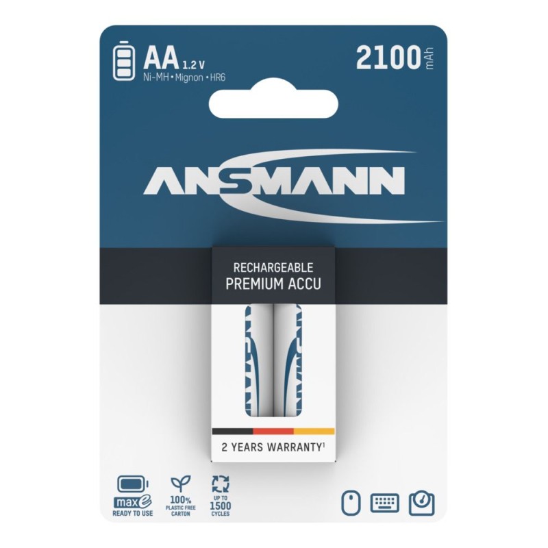Akumulator Ansmann NiMH AA/HR6 2100 mAh maxE 2 szt