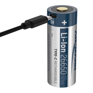 Akumulator Ansmann Li-Ion 26650 typ 5100 z USB-C