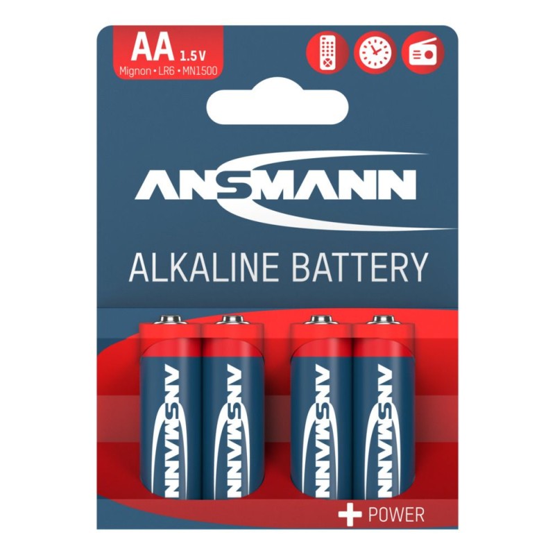 Baterie alkaliczne Ansmann AA / LR6, 4 szt.