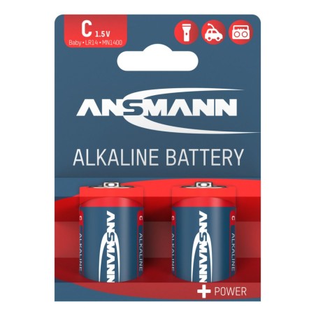 Baterie alkaliczne Ansmann C / LR14, 2 szt.