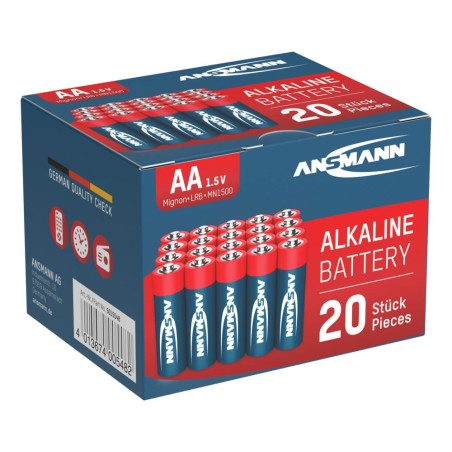 Baterie alkaliczne Ansmann AA / LR6, 20 szt.