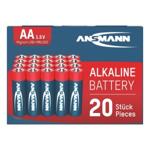 Baterie alkaliczne Ansmann AA / LR6, 20 szt.