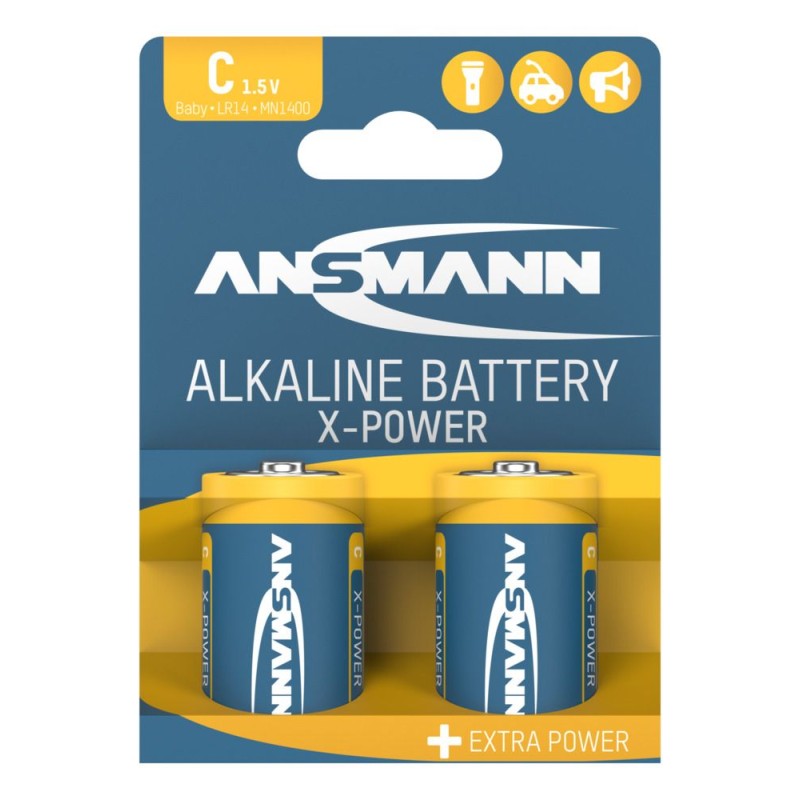 Baterie alkaliczne Ansmann X-Power C / LR14 2 szt.
