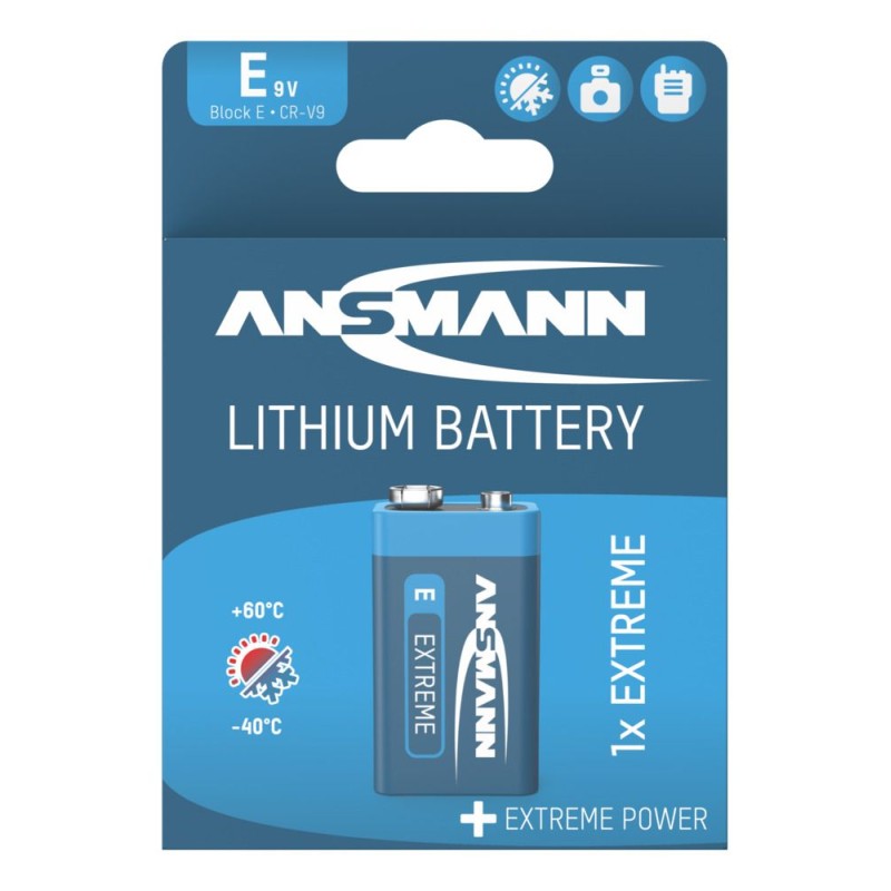 Bateria litowa Ansmann E / 1604LC / PP3 9V