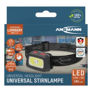 Latarka czołowa LED Ansmann HD200B, 185 lm, 3xAAA