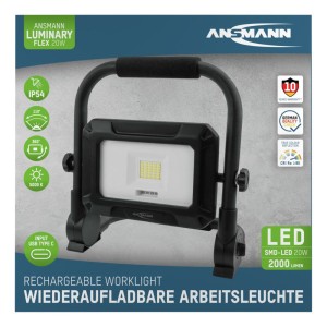 Lampa robocza Ansmann FL20W-R, 2000 lm, aku