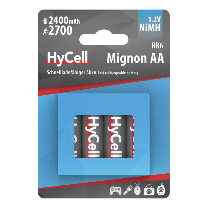 Akumulatory HyCell NiMH AA / HR6 typ 2700, 4 szt