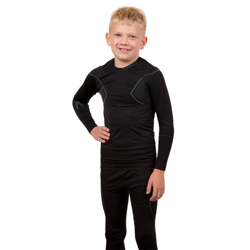 Bielizna termoaktywna Alpinus Active Set junior czarna