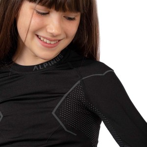 Bielizna termoaktywna Alpinus Active Set junior czarna