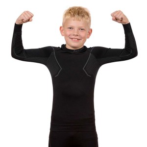 Bielizna termoaktywna Alpinus Active Set junior czarna