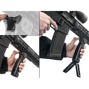 Bipod Leapers UTG składany D-Grip Ambi